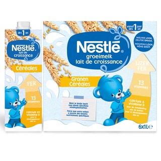 Nestlé | Groeimelk | Granen | vanaf 1 jaar 6 x 1 l