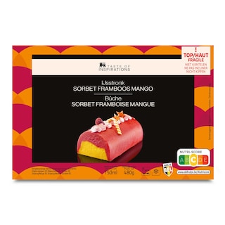 Taste of Inspirations | Bûche | Sorbet | Framboise | Mangue 