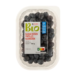 Delhaize | Bio | Blauwe bessen | Bio 125 gr