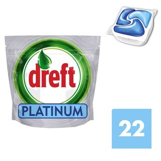 Dreft | Tablettes lave-vaisselle | Platinum bleu 
