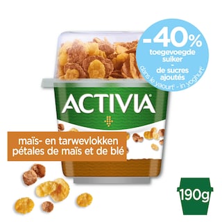Activia | Topper | Yoghurt | Suiker | Granen | Probiotica 