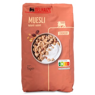Delhaize | knapperige muesli | natuur 