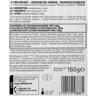 Delhaize | Jambon de parme 160 gr