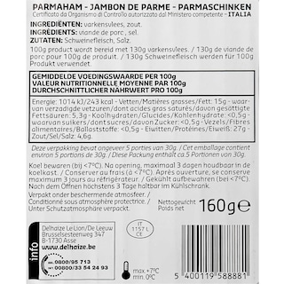 Delhaize | Parmaham 160 gr