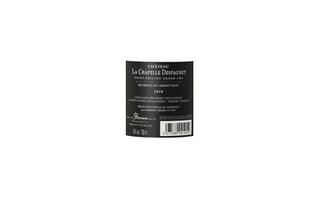 FR BORDEAUX SAINT-EMILION GC | La Chapelle d'Espagnet 2010 