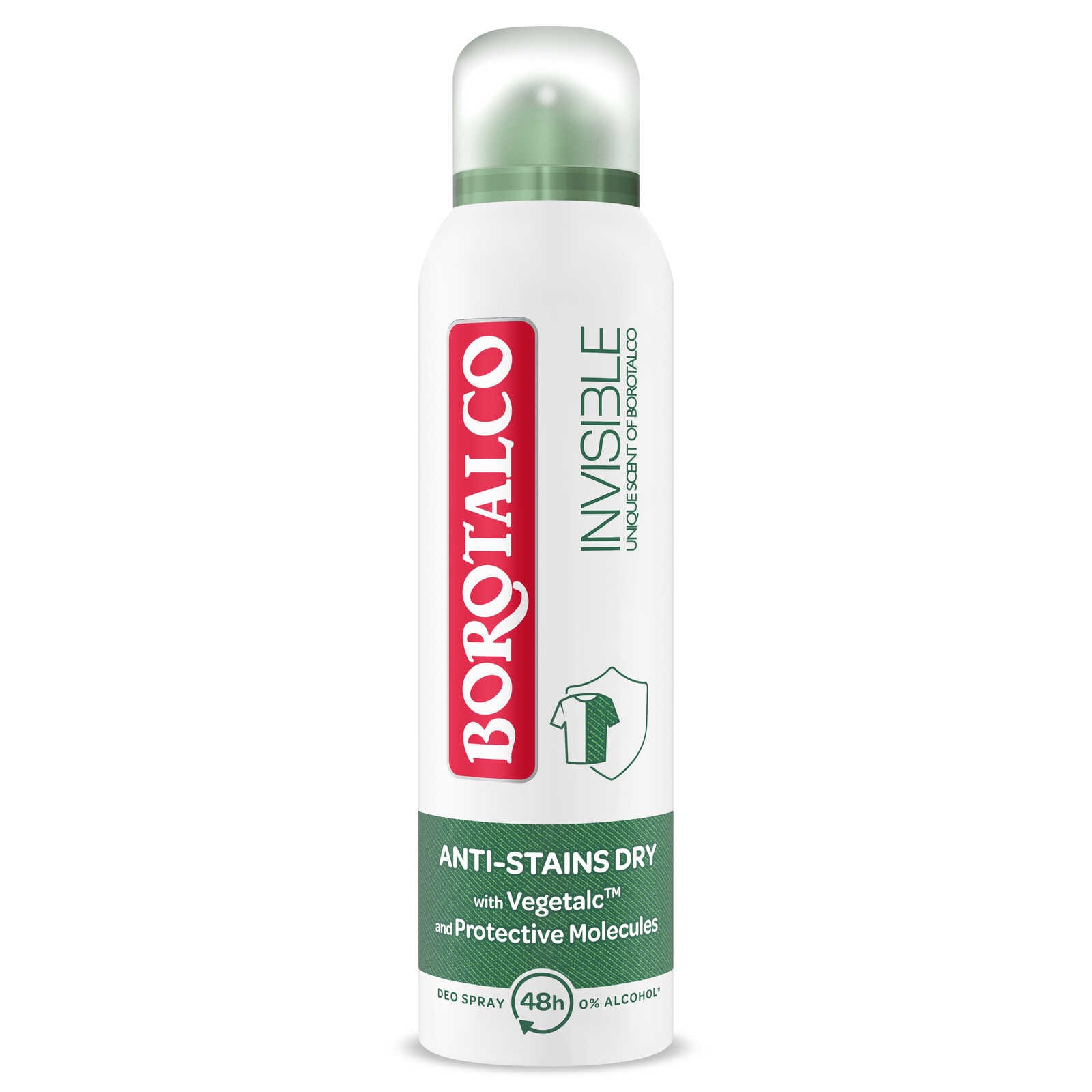 Borotalco Deo droog  | Onzichtbare Anti-vlek spr Orig
