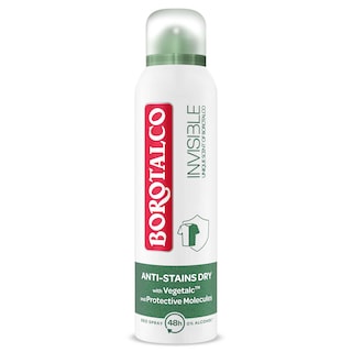Borotalco | Deospray | Onzichtbare Anti-vlek | 150ml 