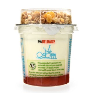 Delhaize | Yoghurt | Framboos | Granen 