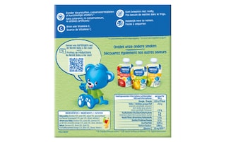 Nestlé | Baby Fruit | Fruit | 4 Fruits | Gourde Bébé | 6 mois 