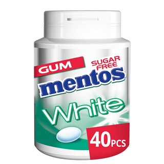 Mentos | Gum | Chewing gum | Blanc | Menthe verte 60 gr
