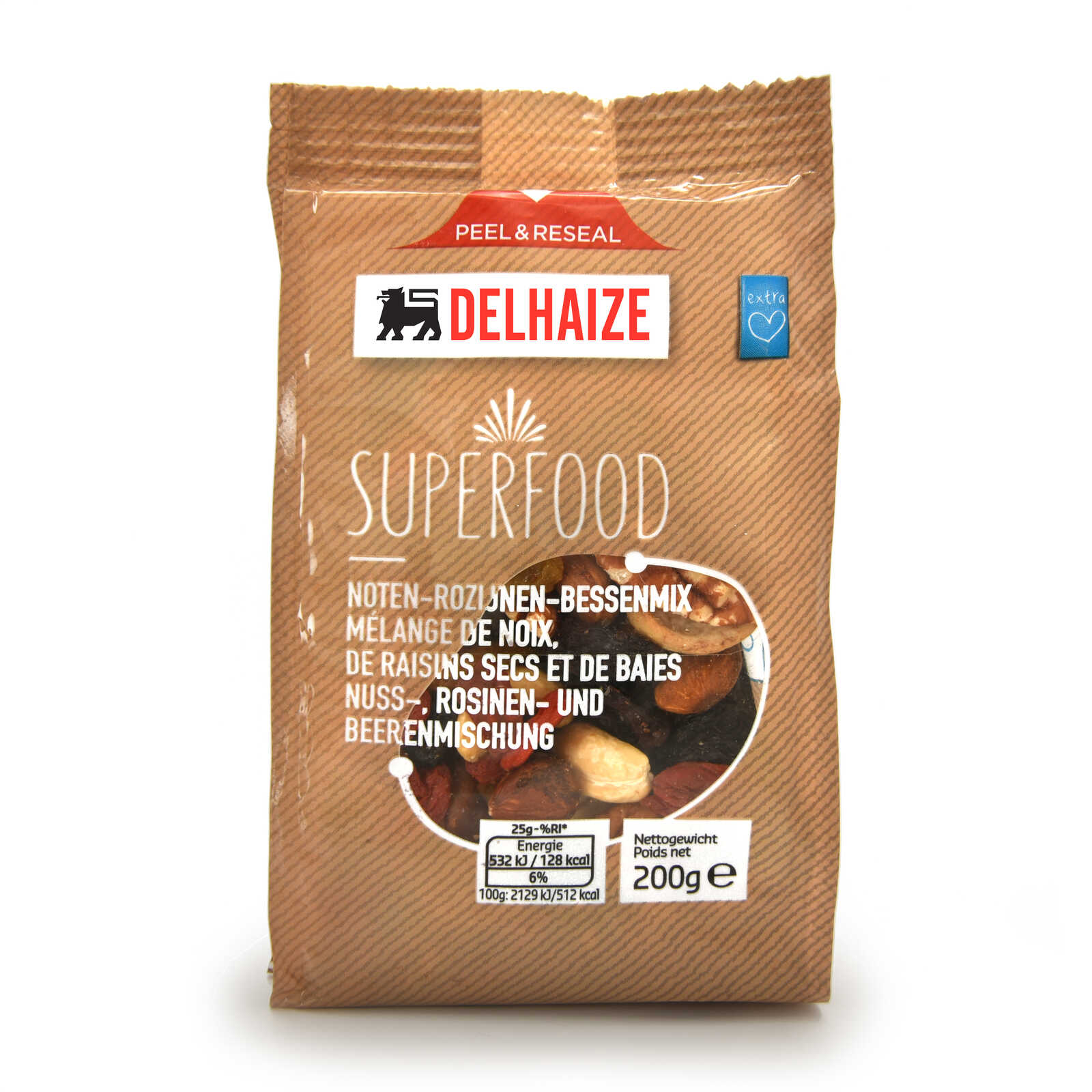 Delhaize | Mix de Noix,de Raisins Secs et de Baies | Superfood 