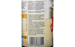 Delhaize | Haricots | Blancs | Sauce tomate 