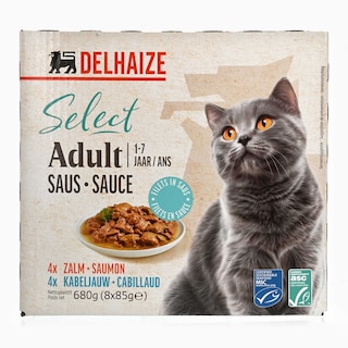 Delhaize | Kattevoeding | Saus | Vis 