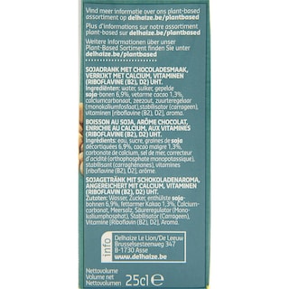 Delhaize | Plant-Based | Soya | Boisson | Chocolat 3 x 25 cl