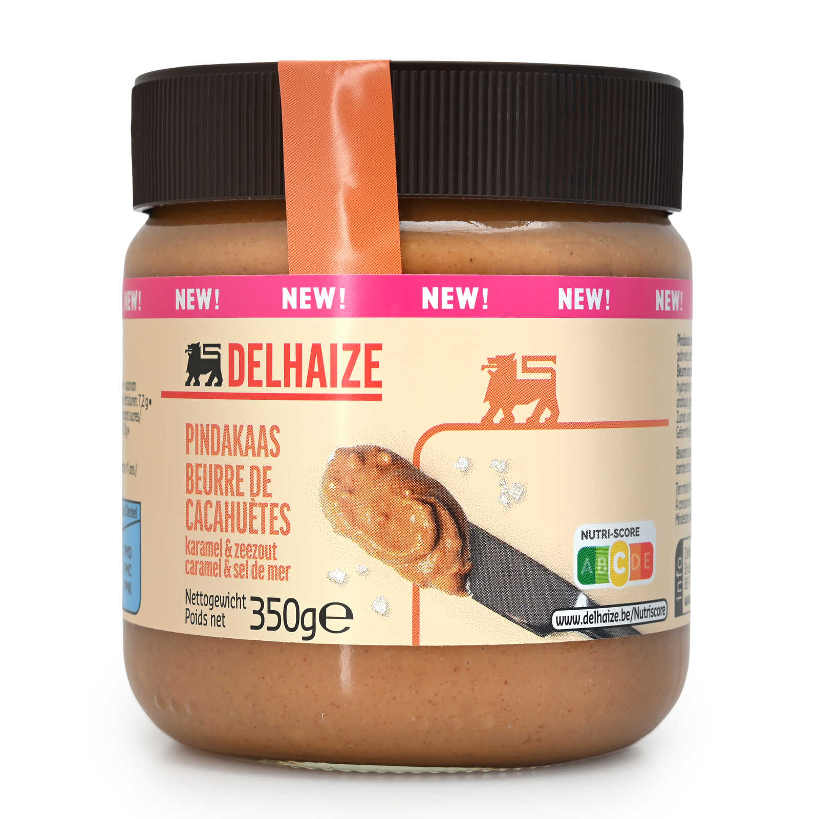 Delhaize Pindakaas | Karamel & zeezout