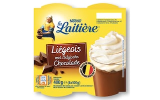 La Laitière | Le Liégeois  | au chocolat Belge 