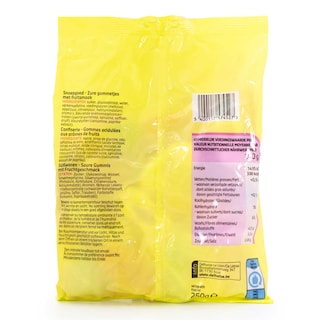 Delhaize | Bonbons | Acidulés | Goût fruits 250 gr