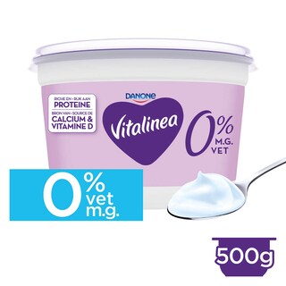 Vitalinea | Fromage Frais | Nature | 0% | Calcium | Vitamine D 500 gr