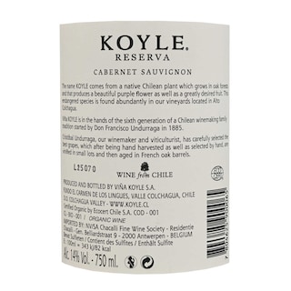 Koyle | Reserva | Cabernet Sauvignon | Bio 