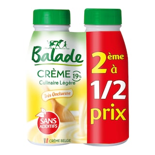Balade | Crème fraiche allégée | 19% M.G. 