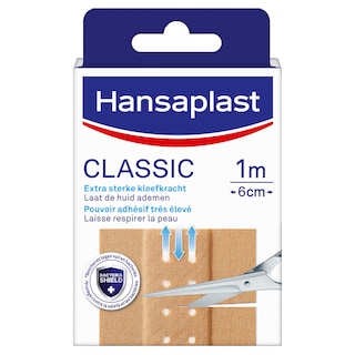 Hansaplast | Sparadraps | Classic | 1m x 6cm 