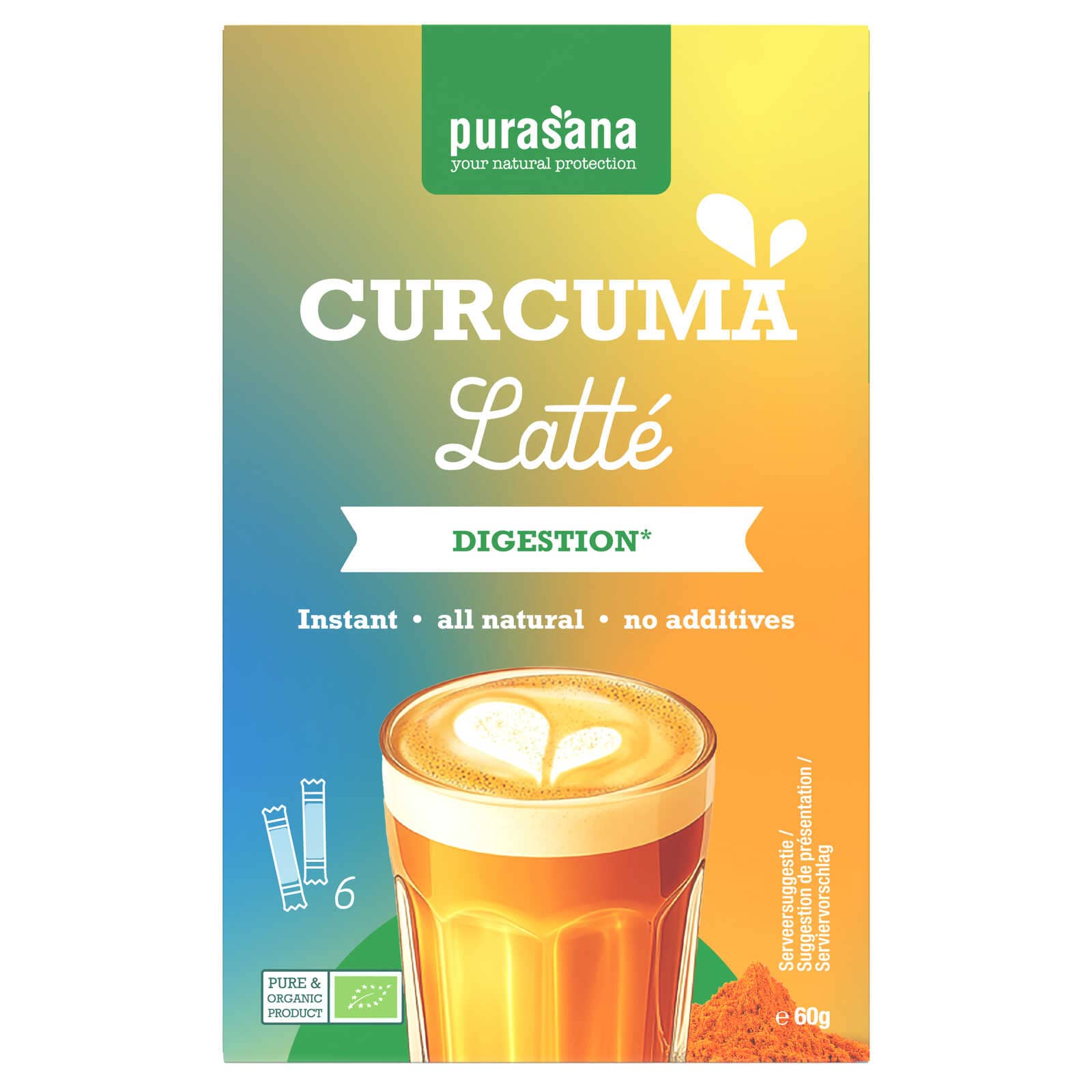 Purasana Thee | Curcuma Latte | Poeder | Bio
