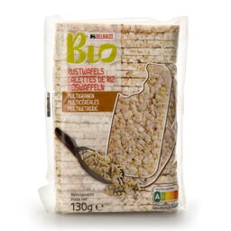 Delhaize | Bio | Galettes de riz | Multicéréales | Bio 130 gr