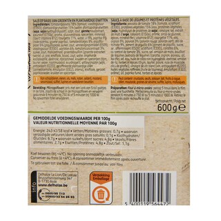 Delhaize | Plant-Based | Sauce bolognèse | Vegan 600 gr