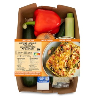 Delhaize | Maaltijdbox | Groene lasagne 