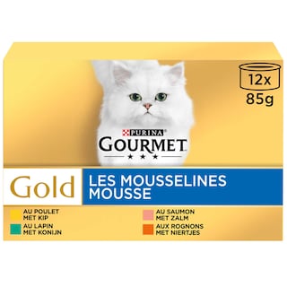 Gourmet | Gold | Aliment Chat | Adulte | Mousse | Viande/Poisson 