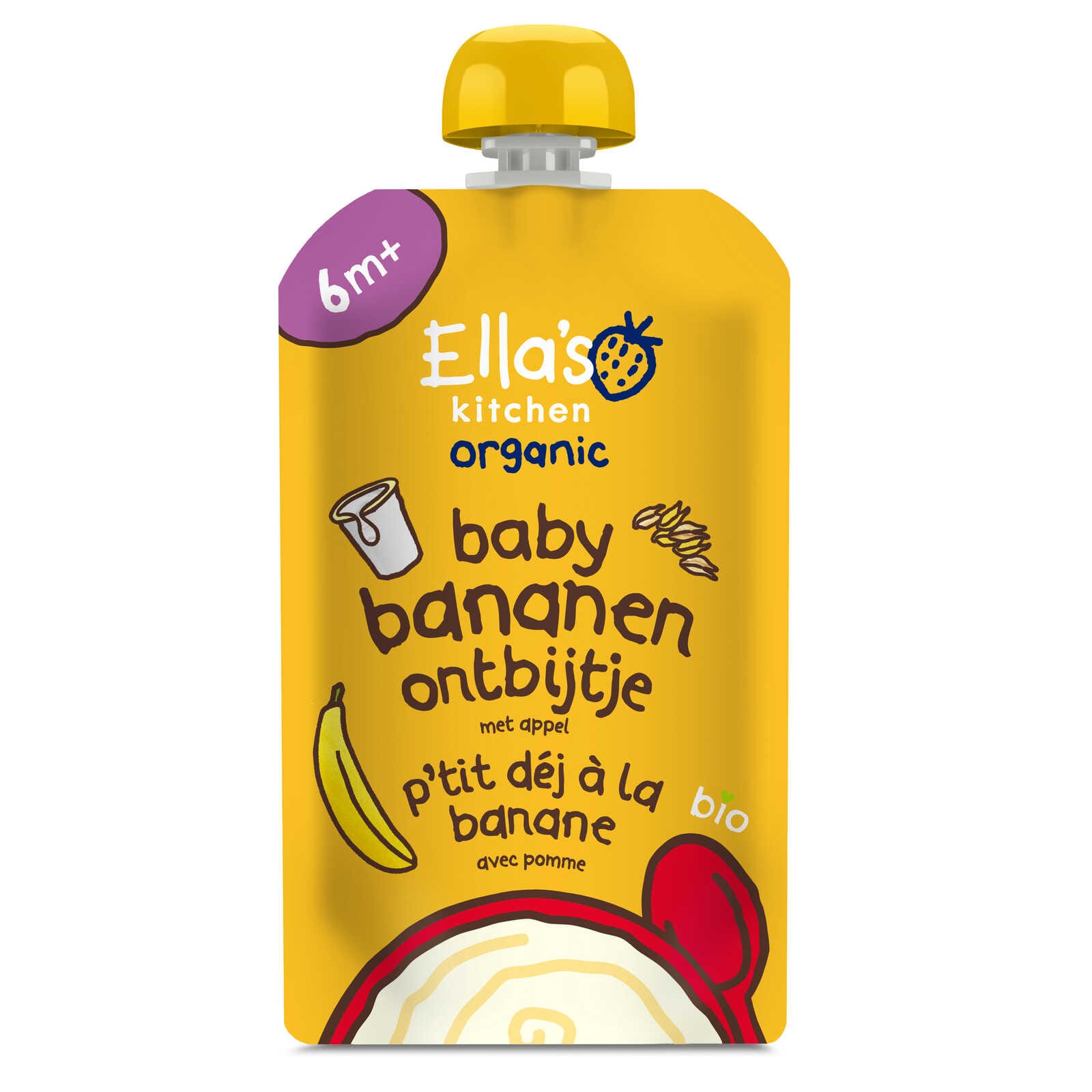 Ella's Kitchen Knijpzakje | Bananen Ontbijten | 6M | Bio