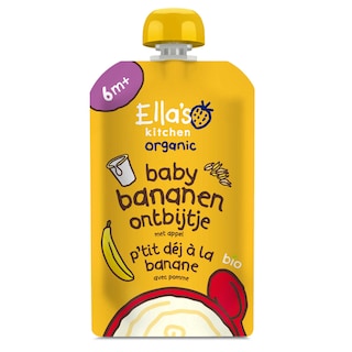Ella's Kitchen | Knijpzakje | Bananen Ontbijten | 6M | Bio 100 gr