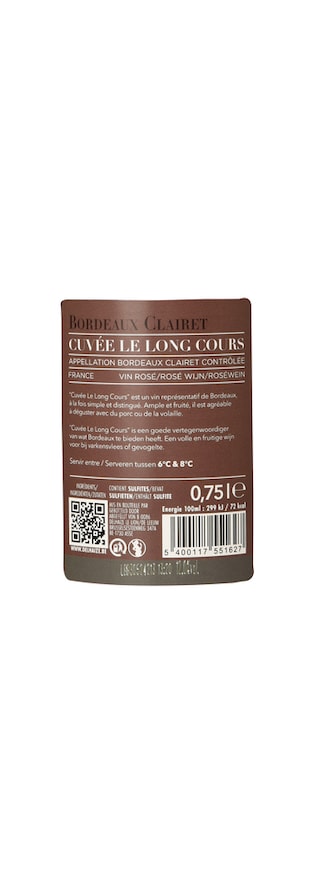 Le Long Cours | Bordeaux Clairet 