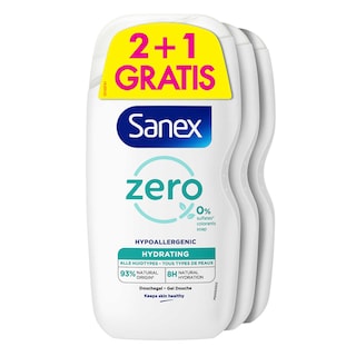 Sanex | Zero | Douche | Zero | Hydrate 3 x 40 cl