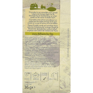 Delhaize | Bio | Thé | vert | Bio | Fairtrade 