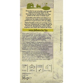Delhaize | Bio | Thé | vert | Bio | Fairtrade 36 gr