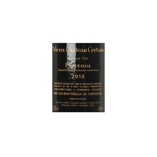 FR BORDEAUX POMEROL | Vieux Château Certan 2013 