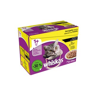 Whiskas | Kattenvoeding | Gevog | Saus-30% 