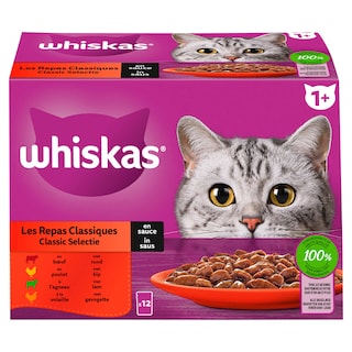 Whiskas | Aliment chat | Sauce | Mix viande 