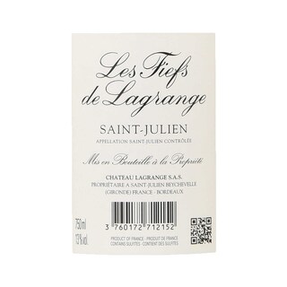 FR BORDEAUX SAINT JULIEN | Les Fiefs De Lagrange 2013 