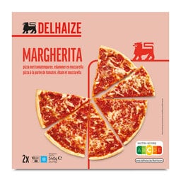 Delhaize | Pizza | Margherita 2 x 270 gr