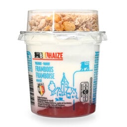 Delhaize | Yoghurt | Framboos | Granen 163 gr