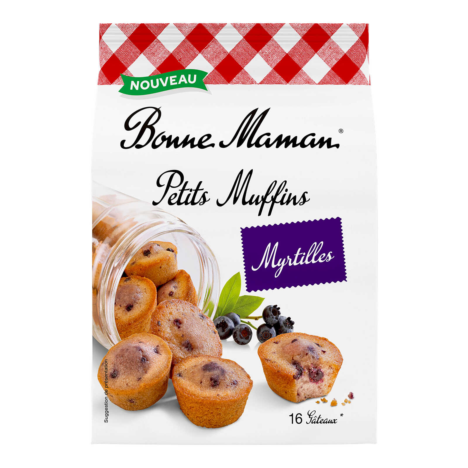 Bonne Maman Muffins | Mini | Bosbessen