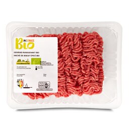 Delhaize | Bio | Hachis | Boeuf | Epicé | Bio +/- 350 gr