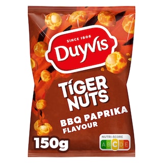 Duyvis | Crac a Nut | Tiger Bbq Paprika | Nuts | Nootjes 