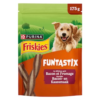 Friskies | Funtastix | Adulte | Friandises | Bacon & Fromage 175 gr