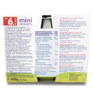 Hipp | Fruit |Pomme Myrtille Grenade | 6M | Bio 4 x 100 gr