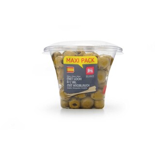 Delhaize | Olives | Ail | Dénoyautées | Maxi pack 