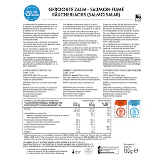 Delhaize | Saumon | Fumé | -25% de sel | Ecossais 