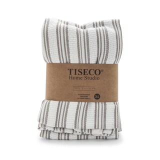 Tiseco | Handdoeken | Keuken | Taupe | 50 x 70 cm 